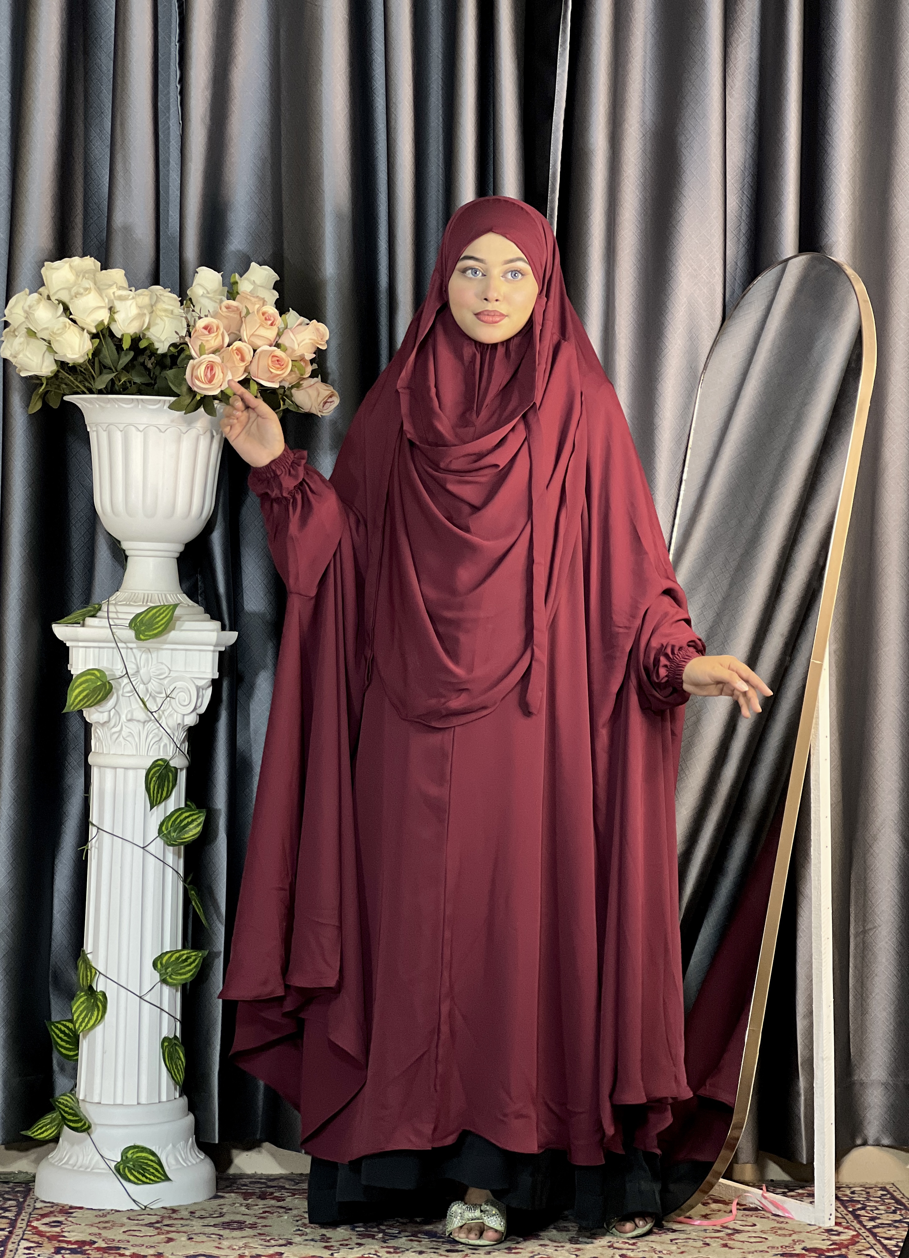 Long Khimar Merron