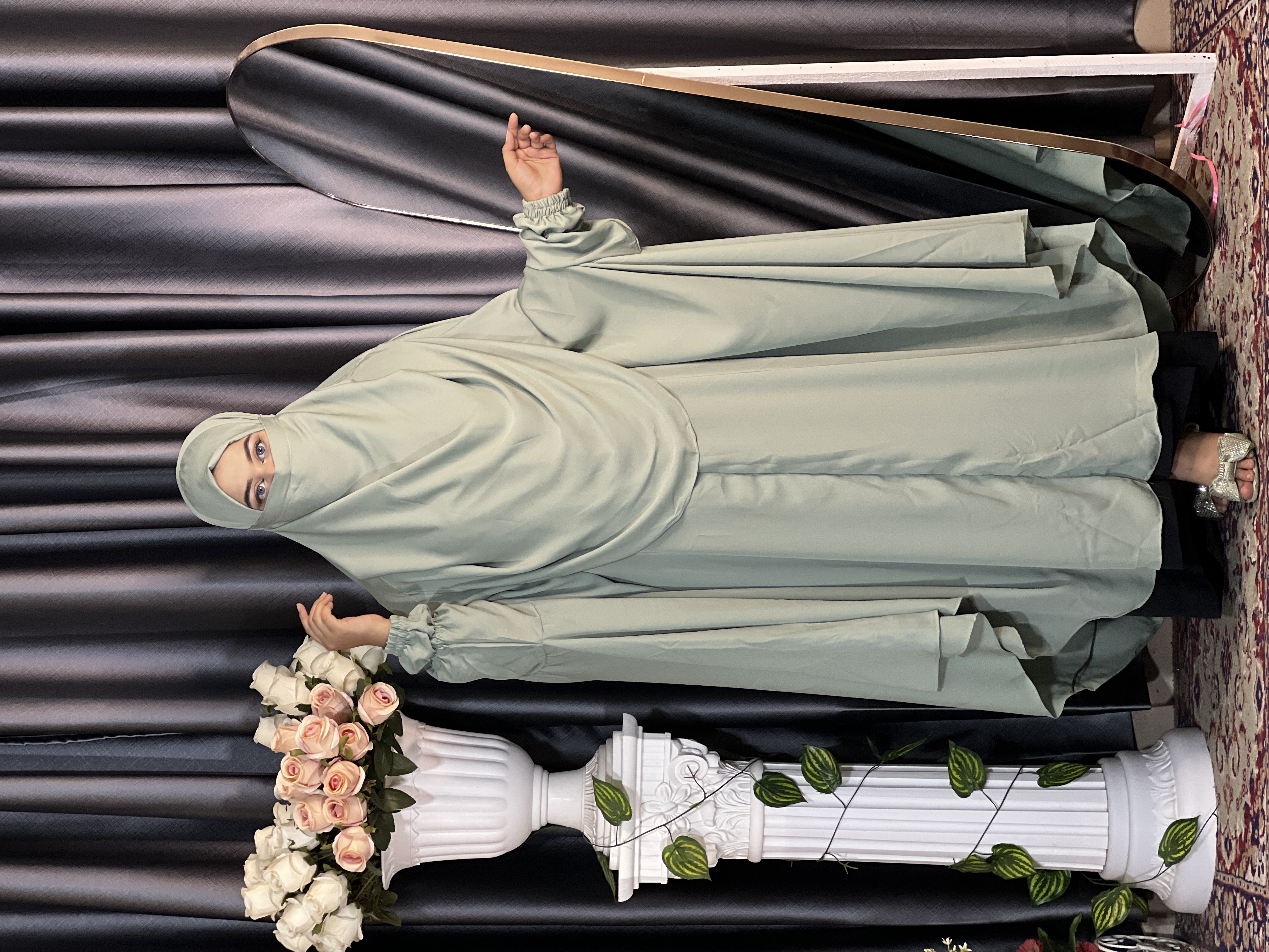 Long Khimar Mint