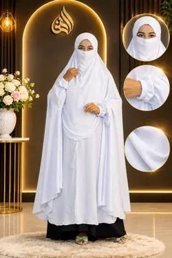 জিলবাব লং খিমার সাদা কালার